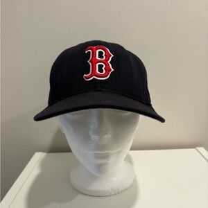 Vintage Boston Red Sox Navy Baseball Cap with Red 'B' Logo made Usa 7 1/4